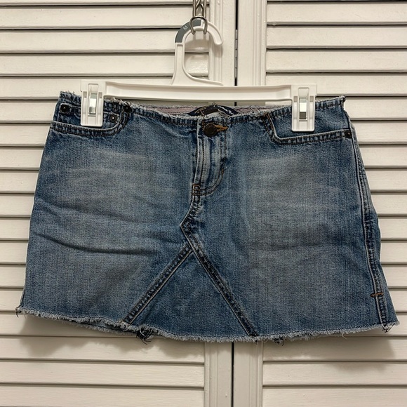 abercrombie & fitch y2k low rise denim mini skirt - Picture 1 of 3